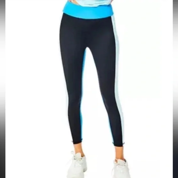 Addison Bay Ranstead Legging Blue White Medium High Rise - Picture 2 of 6